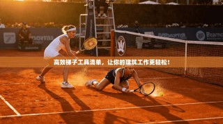 高效梯子工具清单，让你的建筑工作更轻松！