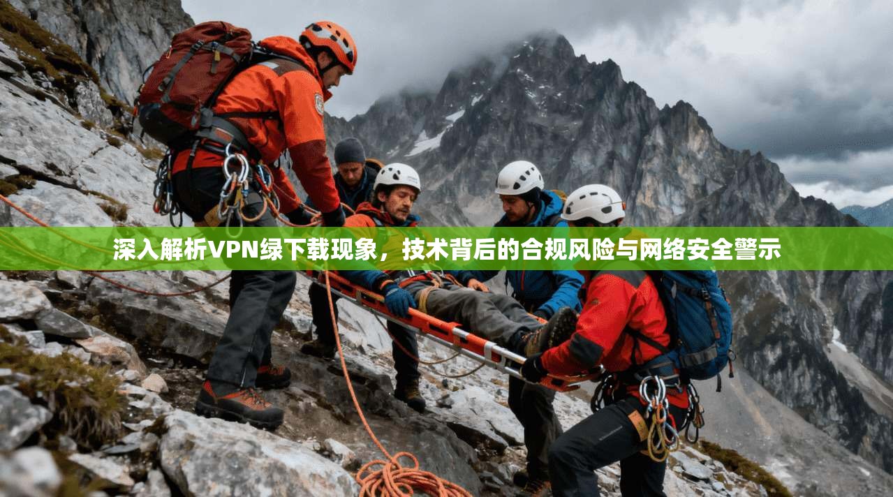 深入解析VPN绿下载现象，技术背后的合规风险与网络安全警示