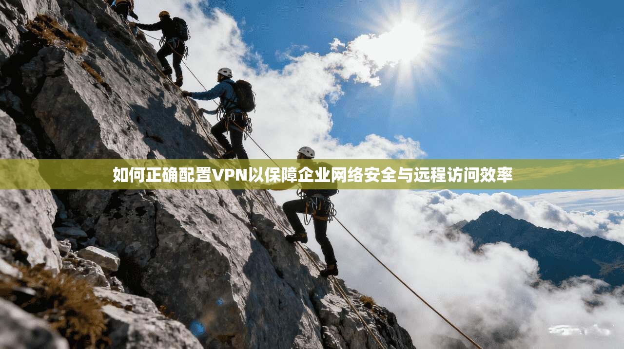 如何正确配置VPN以保障企业网络安全与远程访问效率