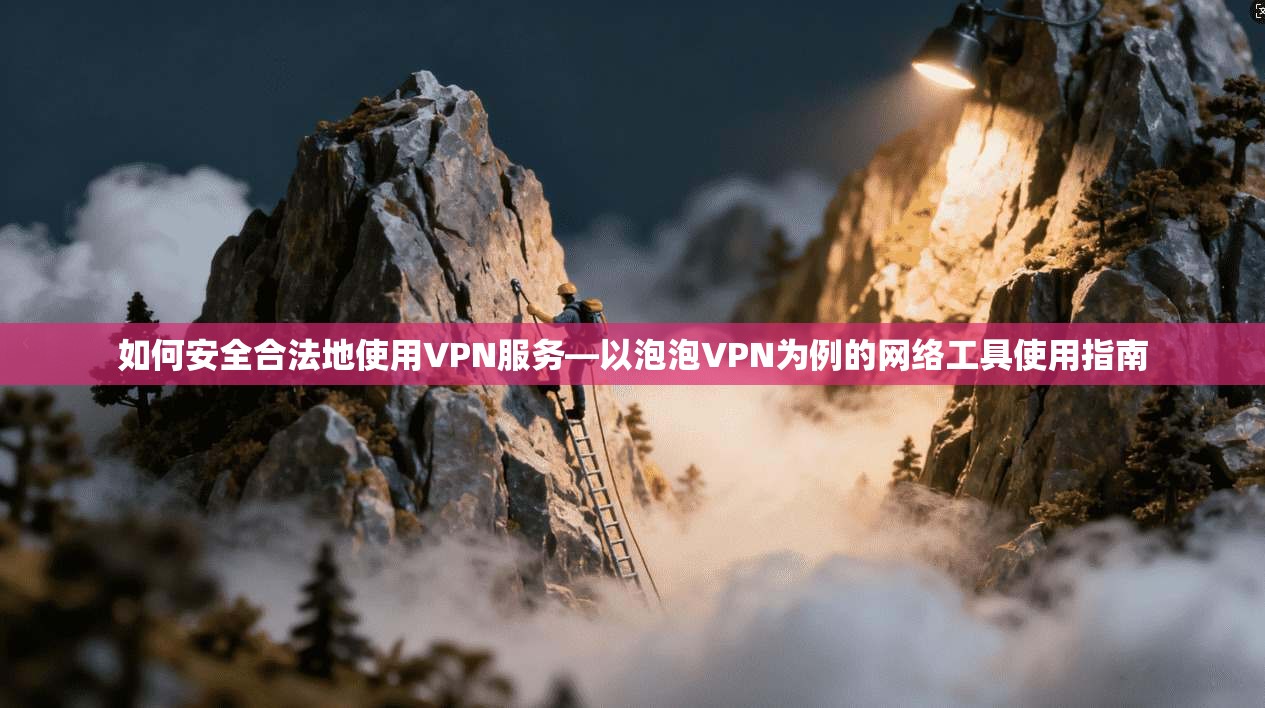 如何安全合法地使用VPN服务—以泡泡VPN为例的网络工具使用指南
